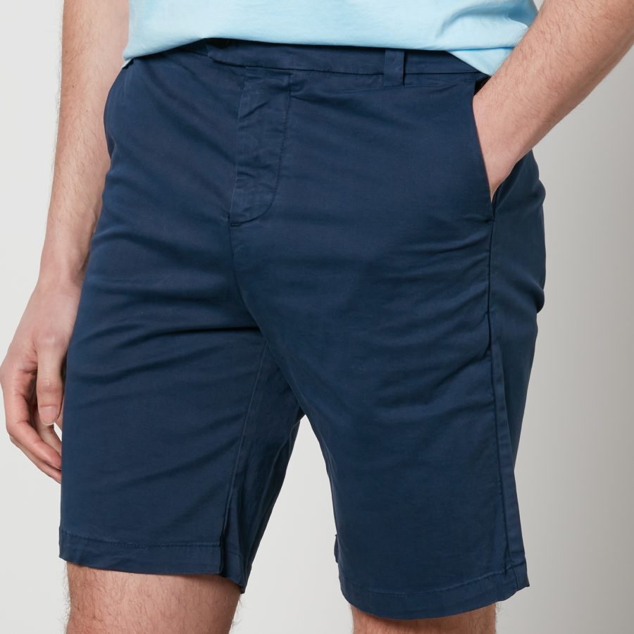 Sandbanks Organic Cotton-Blend Twill Chino Shorts - S