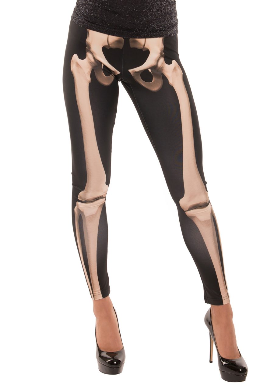 Skeleton Leggings for Adults