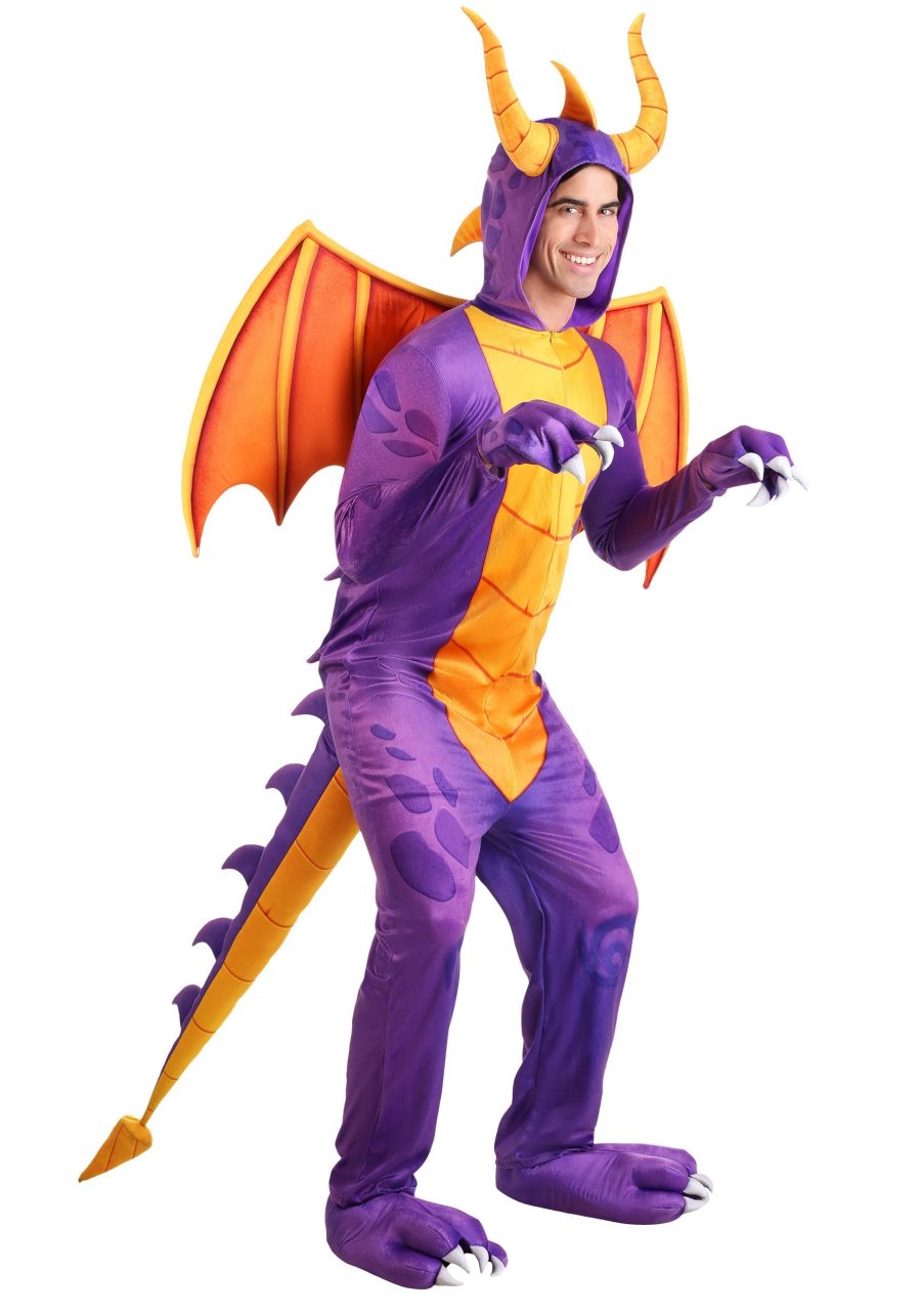 Spyro the Dragon Costume for Adult Jumpsuit