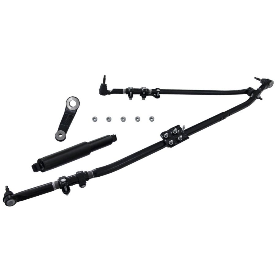 Steering Linkage Drag Link Tie Rod Upgrade Kit compatible for Dodge Ram 03-13 52122362