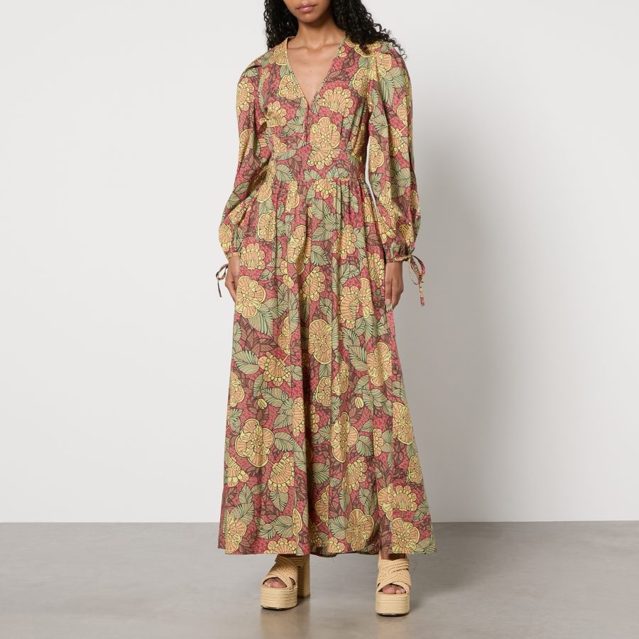 Stella Nova Floral-Print Cotton Maxi Dress - DK 40/UK 14