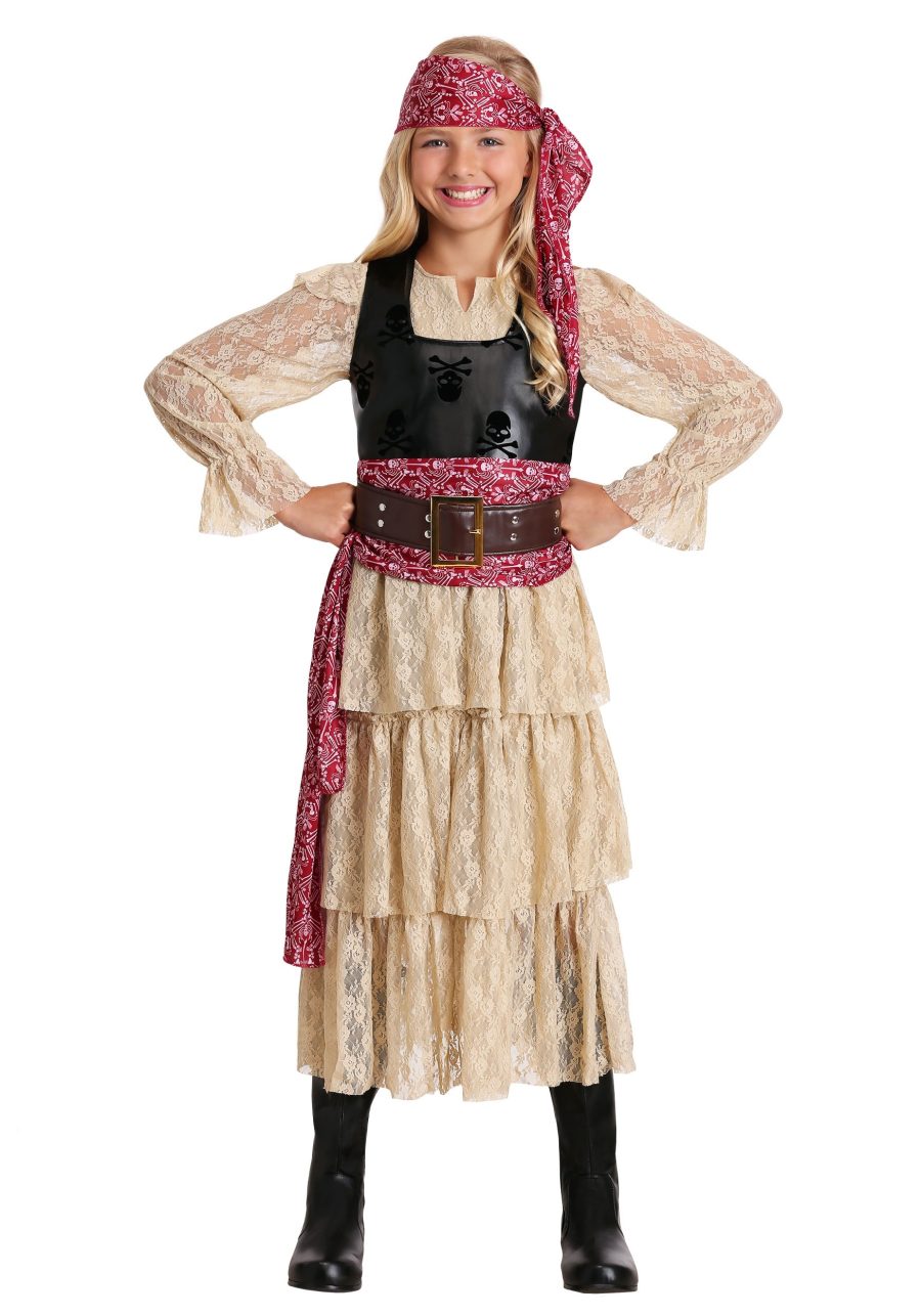 Sweet Girl's Swashbuckler Costume