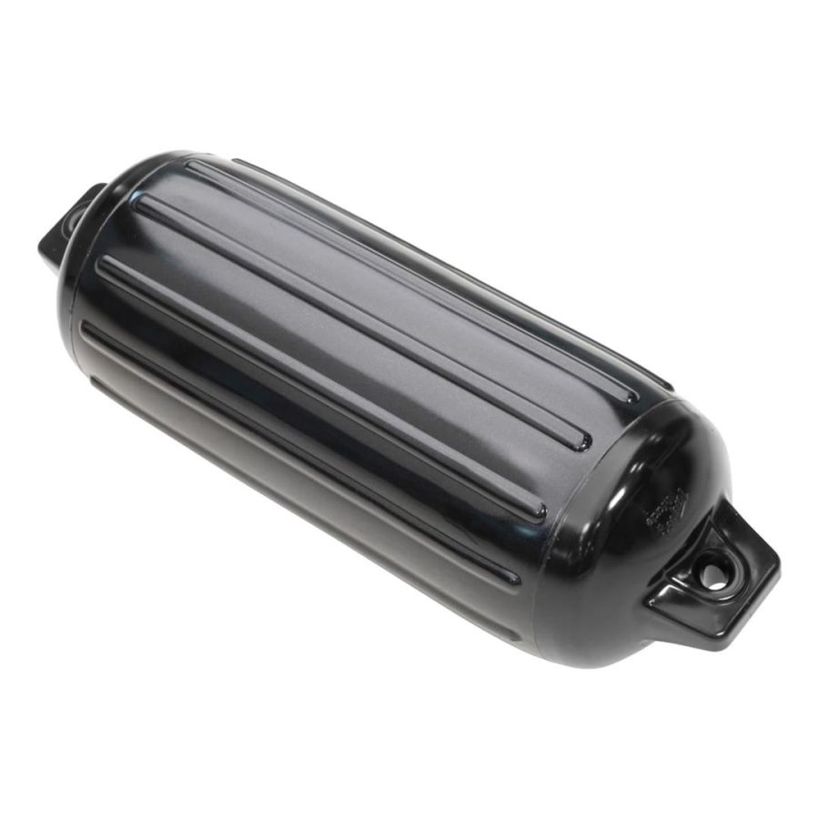 TAYLOR MADE 952622 Products Super Gard Inflatable Vinyl Boat Fender, 6.5 x 22 inch, Black