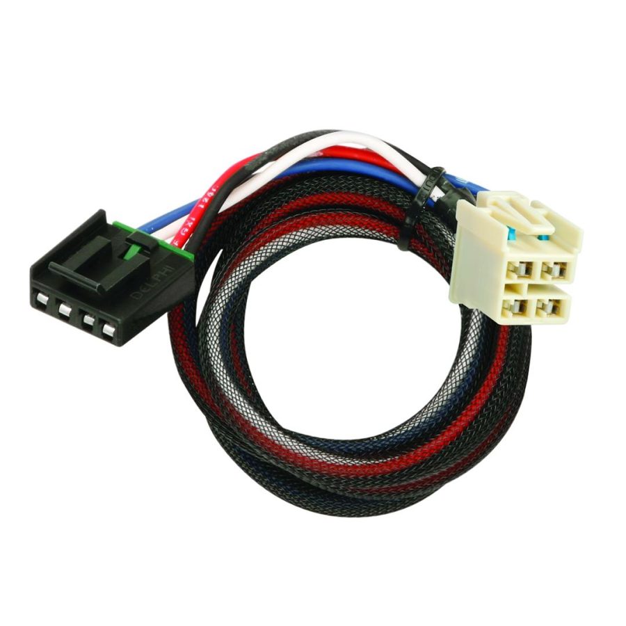 TEKONSHA 3016 Trailer Brake System Connector/ Harness; Brake Control Wiring Harness; For Use With All Tekonsha Trailer Brake Systems; Plug In Type; 2 Plug; Does Not Require Adapter Harness; Bagged