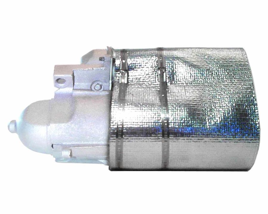THERMO-TEC 14150 Starter Heat Shield, 7 INCH x 22 INCH, Silver