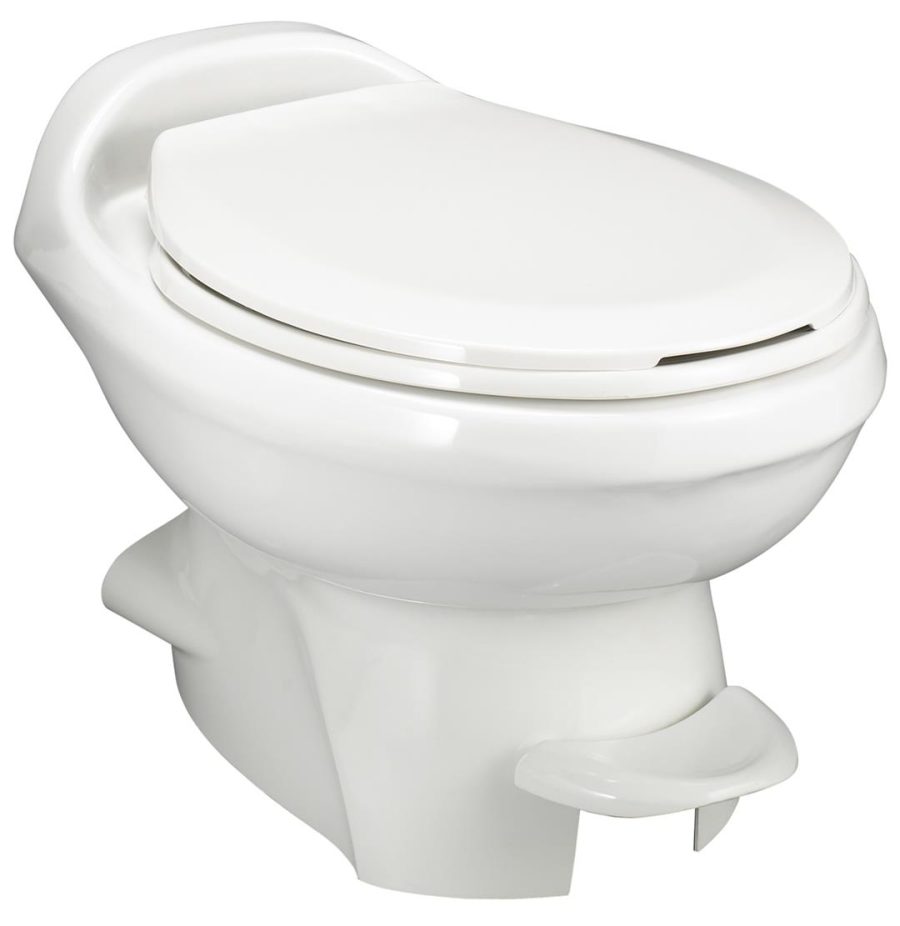 THETFORD 34433 Aqua-Magic Style Plus RV Toilet / Low Profile / White