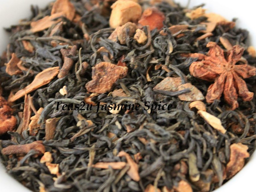 Teas2u Jasmine Spice Loose Leaf Tea Blend ( 3.53 oz,/100 grams)