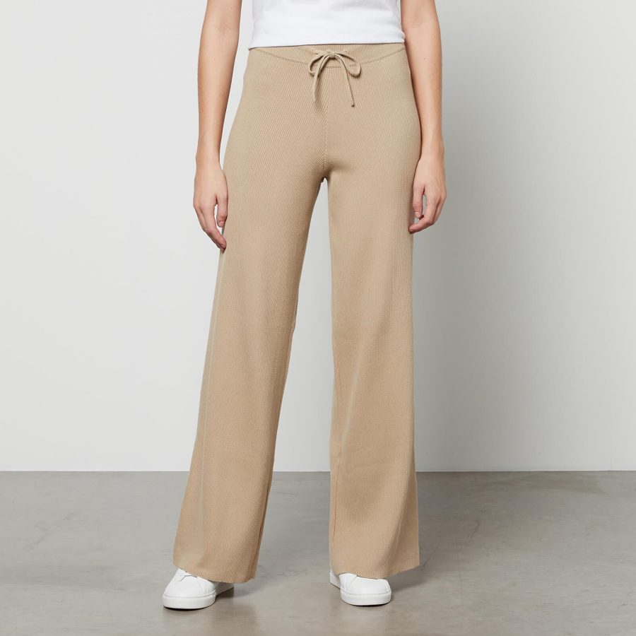 Tommy Hilfiger Cotton-Blend Ribbed-Knit Trousers - M