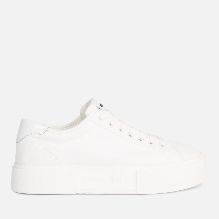Tommy Jeans Women's Faux Leather Cupsole Trainers - UK 4