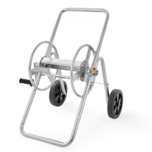 VEVOR Hose Reel Cart, Hold Up to 175 ft of 5/8'' Hose (Hose Not Included), Garden Water Hose Carts Mobile Tools with Wheels, Heavy Duty Powder-coated Steel Outdoor Planting for Garden, Yard, Lawn