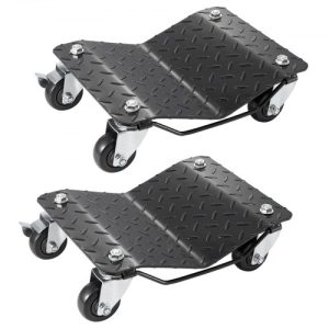 VEVOR Wheel Dolly, 3000 lbs/1360 kg Car Dollies, Wheel Dolly Car Tire Stake Set of 2 Piece, Heavy-duty Car Tire Dolly Moving Cars, Trucks, Trailers, Motorcycles, and Boats