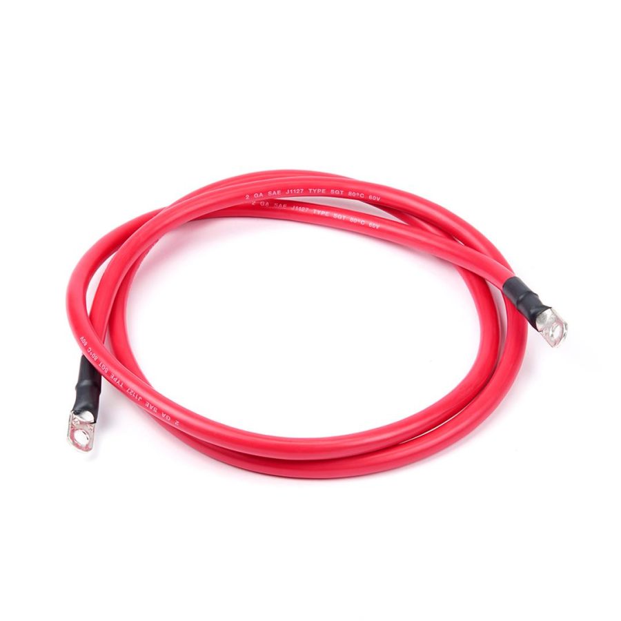 WARN 98498 Service Part - Winch Battery Electrical Cable, Red: 2 Gauge, 72 INCH Length