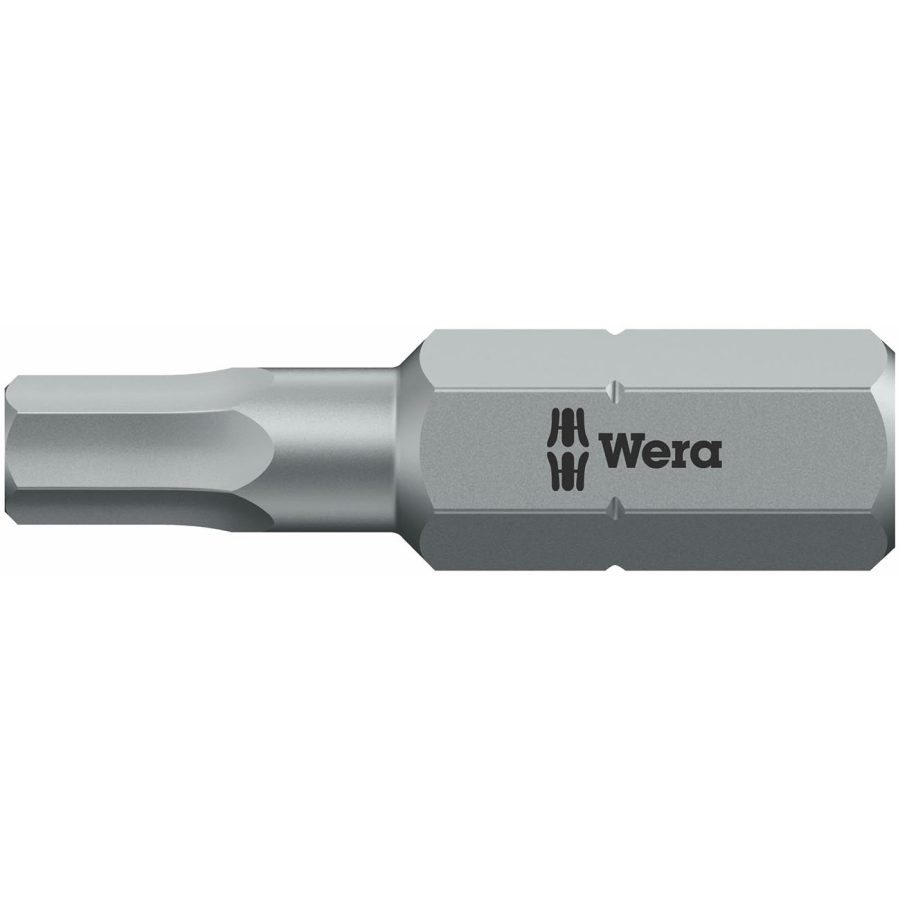 WERA 05056305001 2mm Hex-Plus Bit - 1/4 INCH Drive