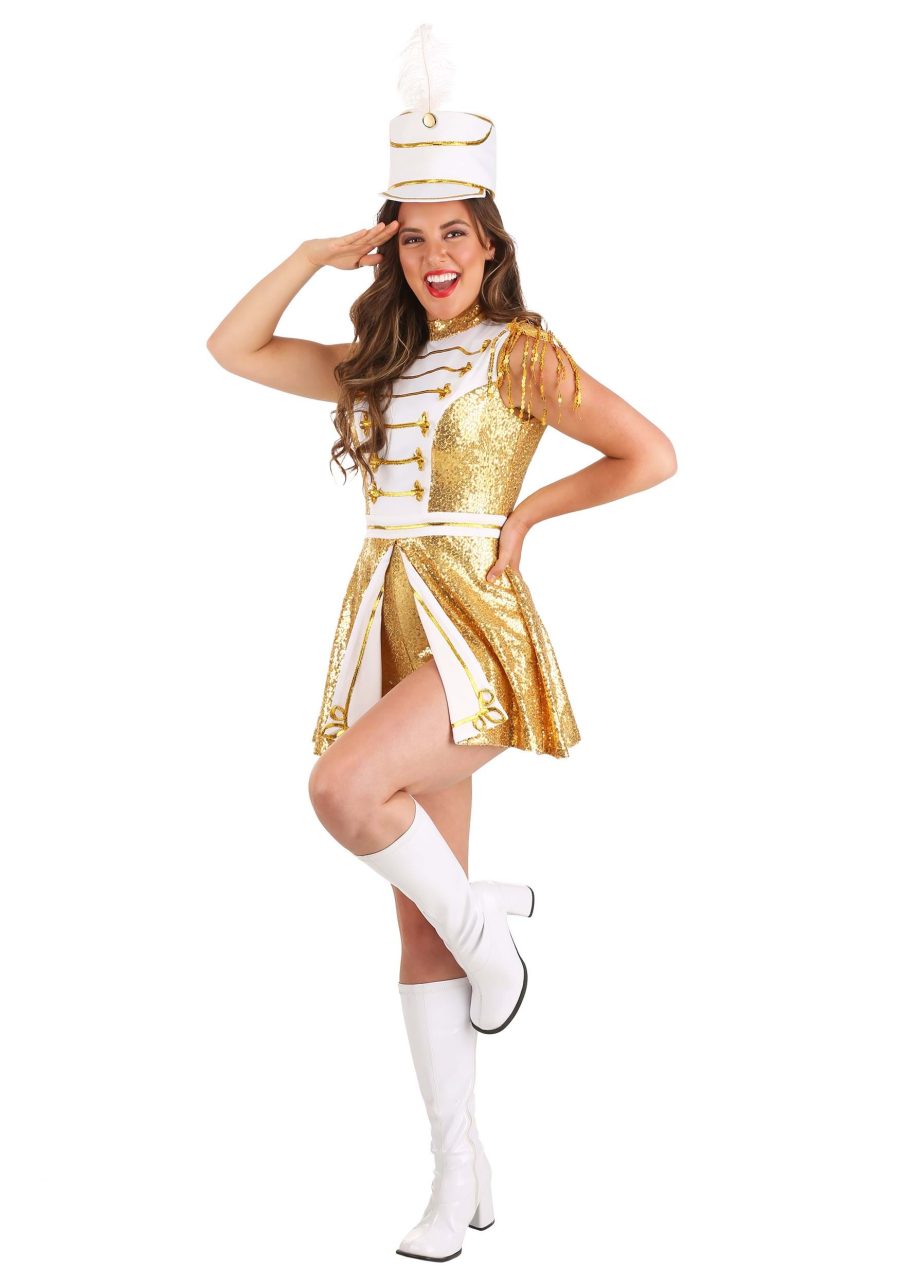 Women's Golden Marching Band Costume