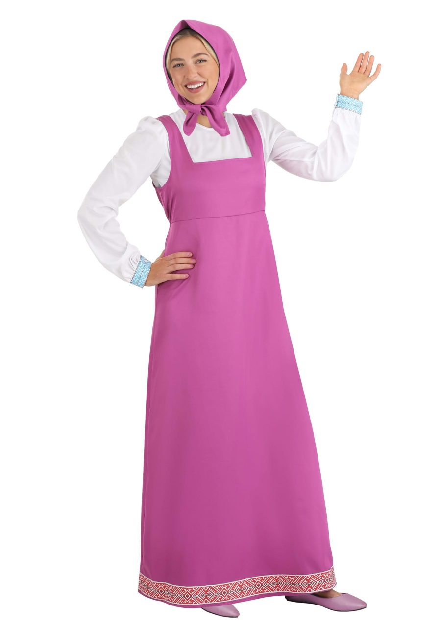 Women's Masha and the Bear Masha Costume