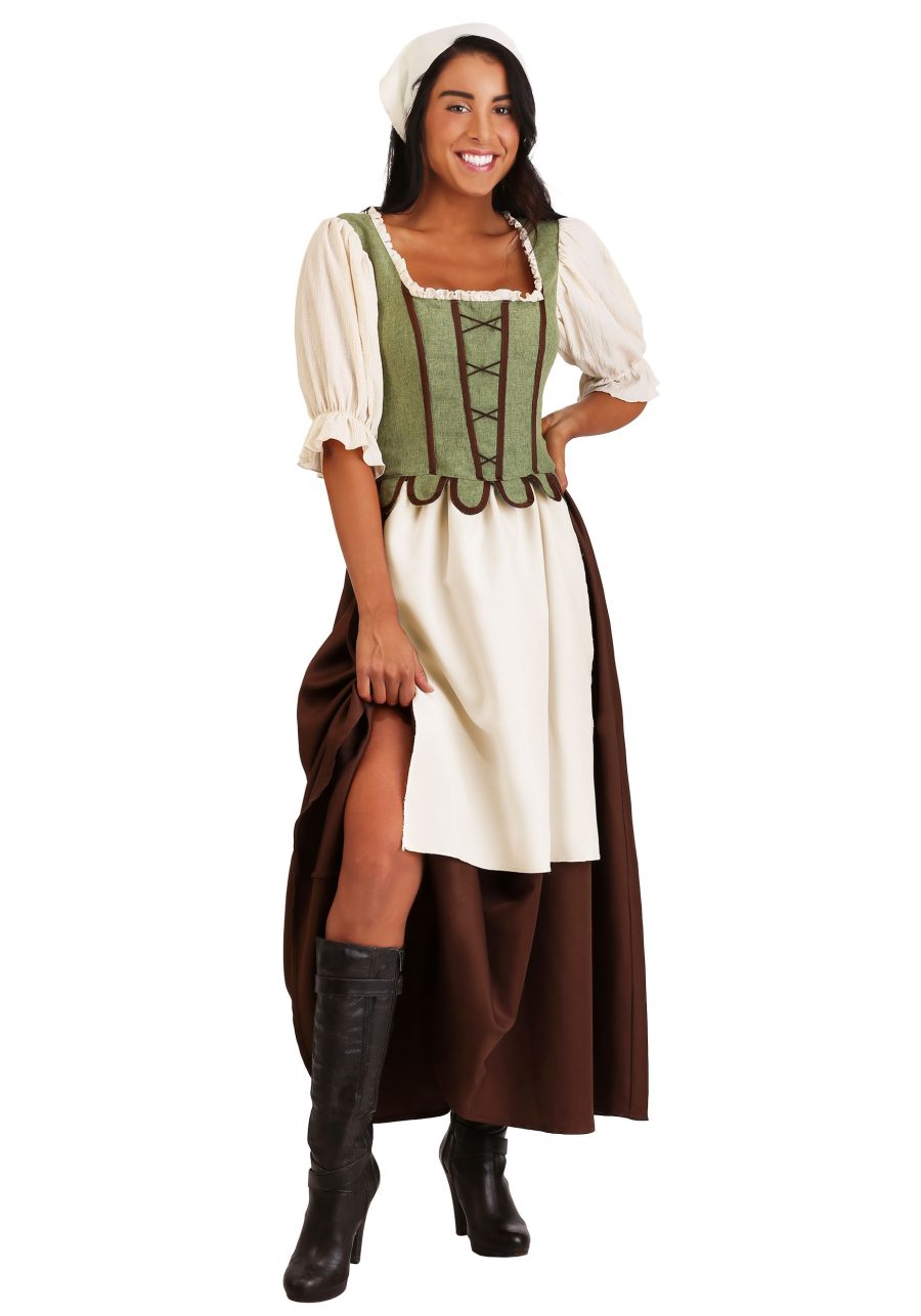 Women's Medieval Pub Wench Costume Dres