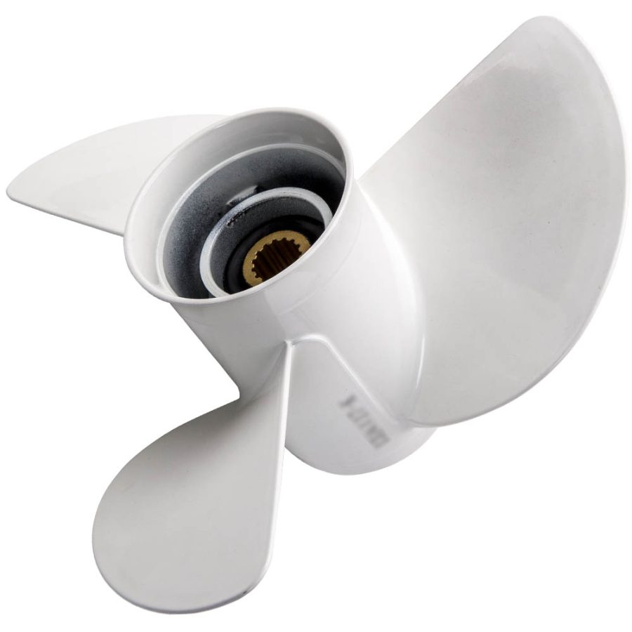 13 1/4X 17 Pitch Aluminum Outboard Propeller compatible for Yamaha 50-130HP 6E5-45945-01-EL