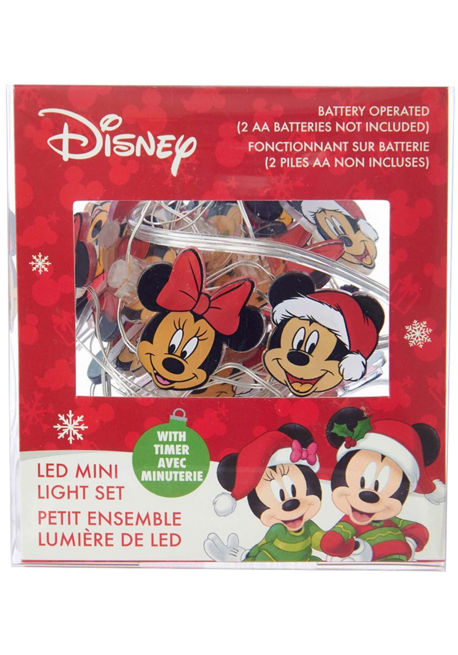 20 Piece Mickey & Minnie Fairy Lights