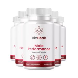 5 Pack BioPeak Male Performance, Bio Peak Male Supplement - 300 Capsules