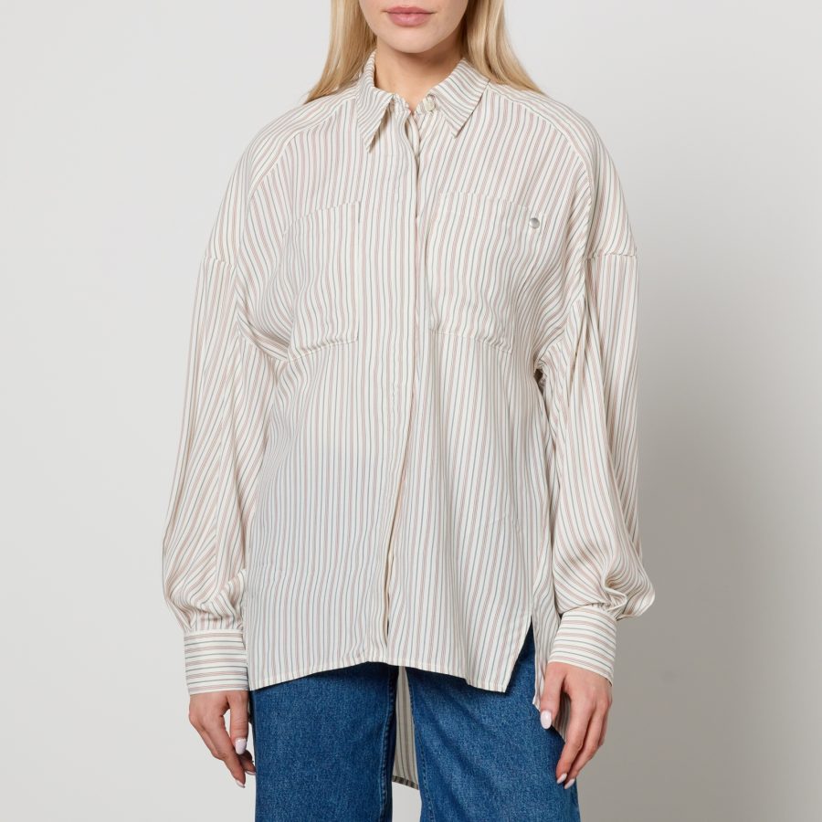 A.P.C. Warvol Oversized Striped Woven Shirt - FR 38/UK 10