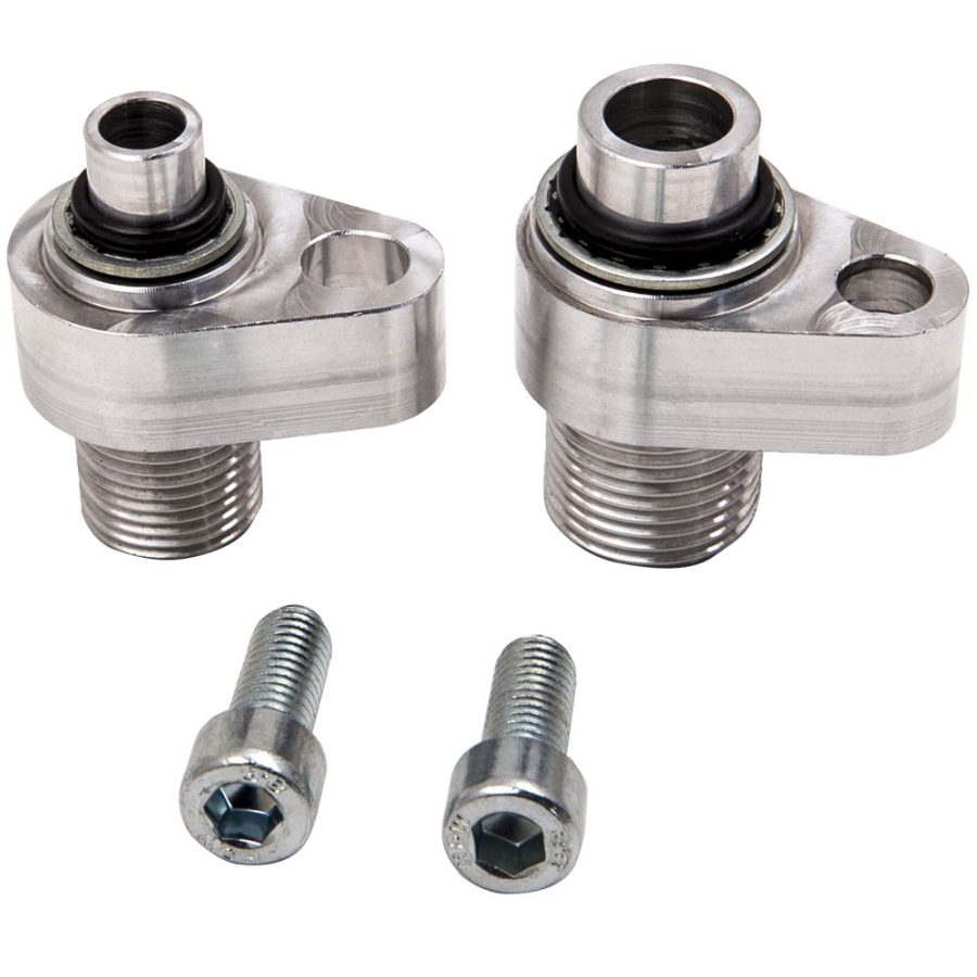 A/C compatible for AC Compressor Connector Fittings Set compatible for LS Engine Swap for 451-1106