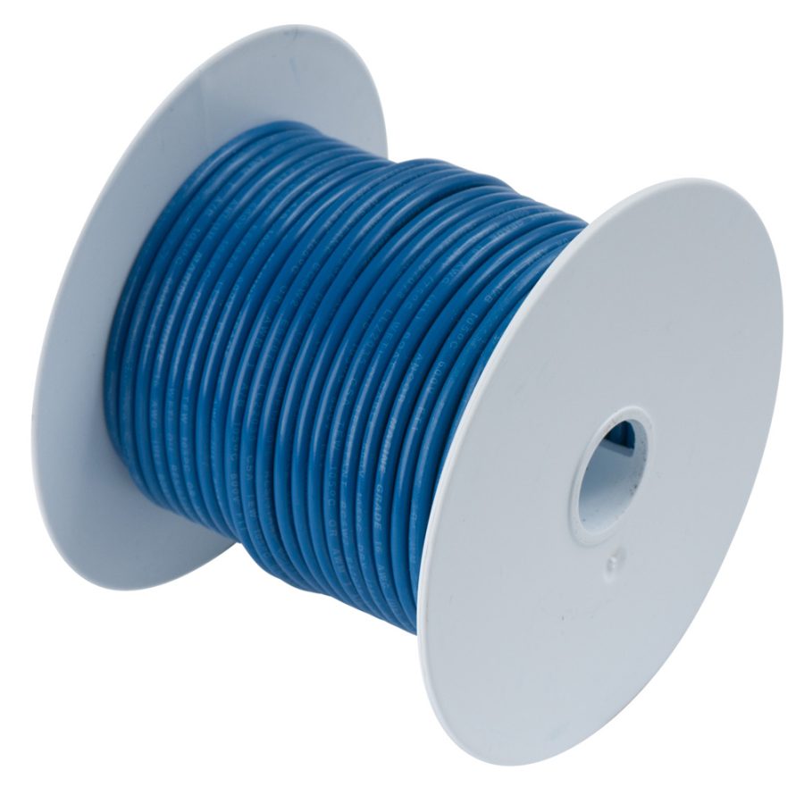 ANCOR 102125 DARK BLUE 16 AWG TINNED COPPER WIRE - 250