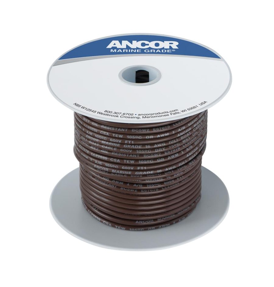 ANCOR 104250 BROWN 14 AWG TINNED COPPER WIRE - 500