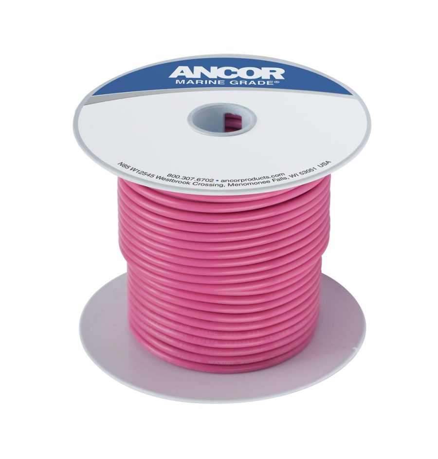 ANCOR 106610 PINK 12 AWG TINNED COPPER WIRE - 100