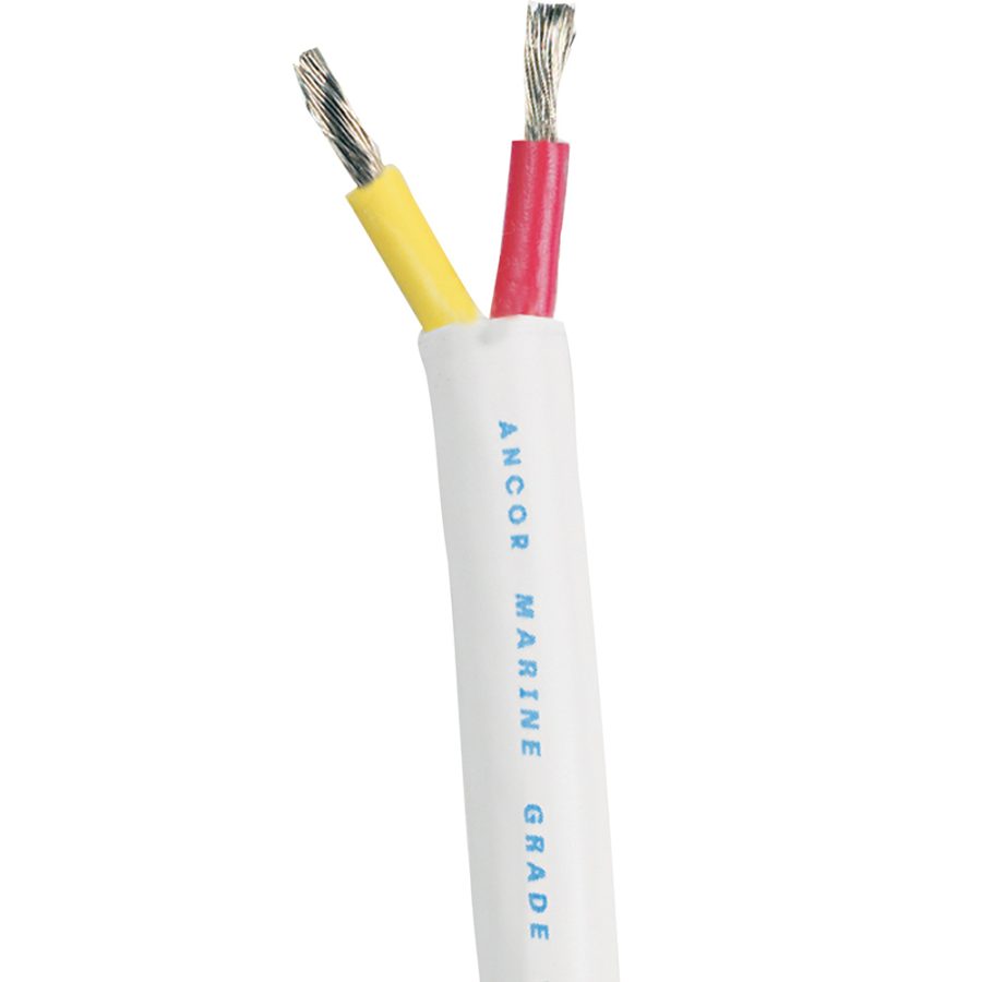 ANCOR 126550 SAFETY DUPLEX CABLE - 14/2 AWG - RED/YELLOW - ROUND - 500