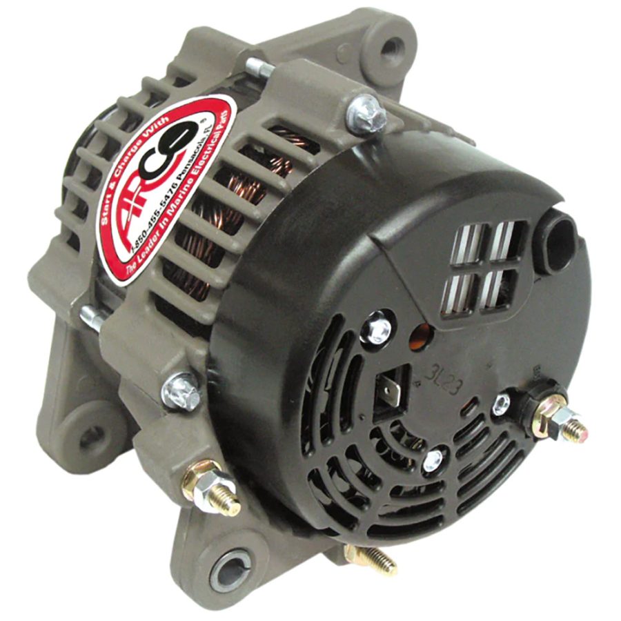 ARCO 20800 MARINE PREMIUM REPLACEMENT ALTERNATOR W/65MM MULTI-GROOVE PULLEY - 12V 70A