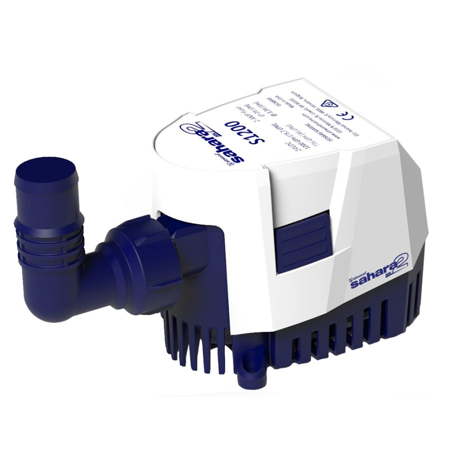 ATTWOOD 5513-7 SAHARA MK2 S1200 BILGE PUMP 1200 GPH - 24V - AUTOMATIC