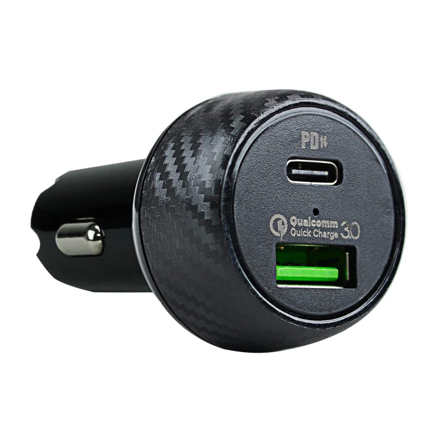 AUDIOPIPE AIQ-UCCIG-QC3 20W Dual USB Car Charger - QC3.0 + PD