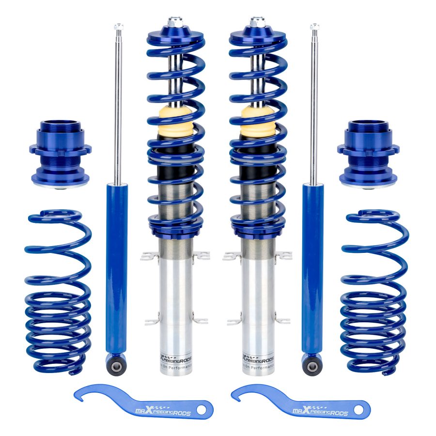 Adjustable Coilovers Absorber Springs Compatible for VW NEW BEETLE (9C1, 1C1) Compatible for FWD 1998-2010 lowering kit