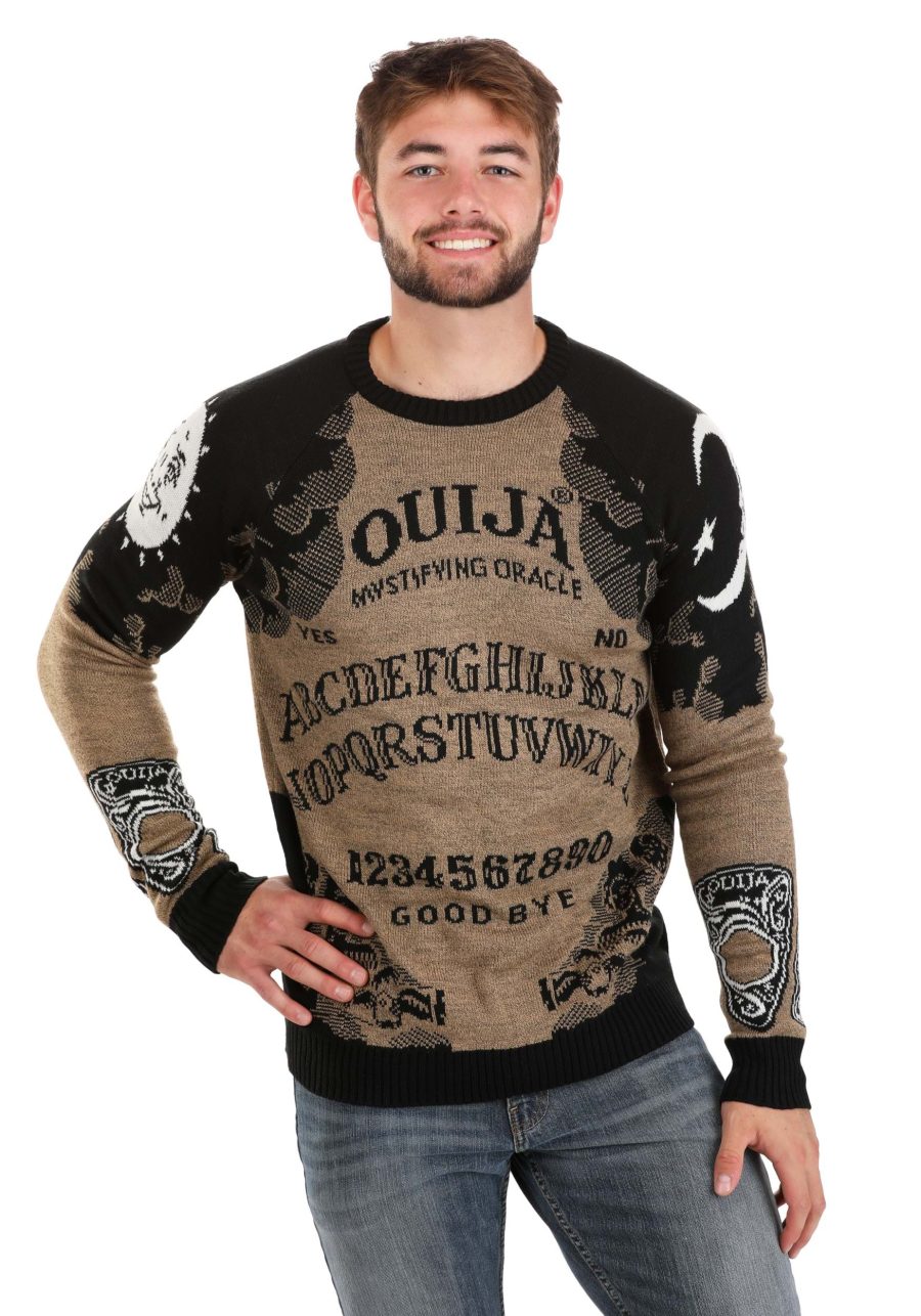 Adult Ouija Board Halloween Sweater