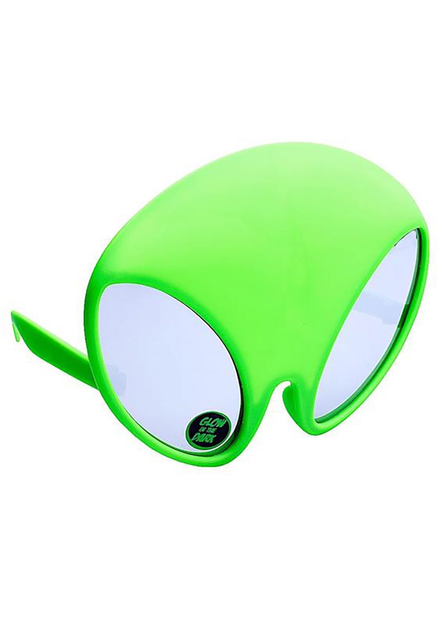 Alien Sunstaches Costume Sunglasses