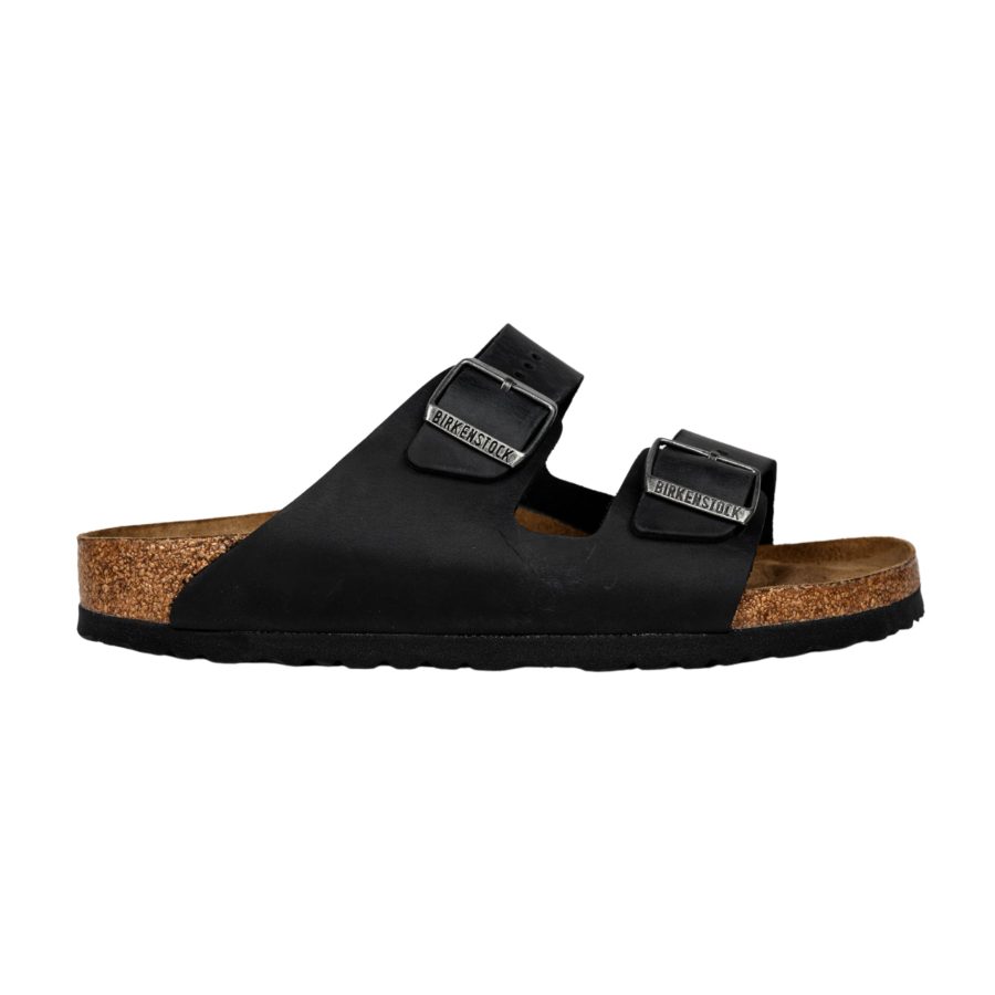 Arizona black sandal in oiled leather