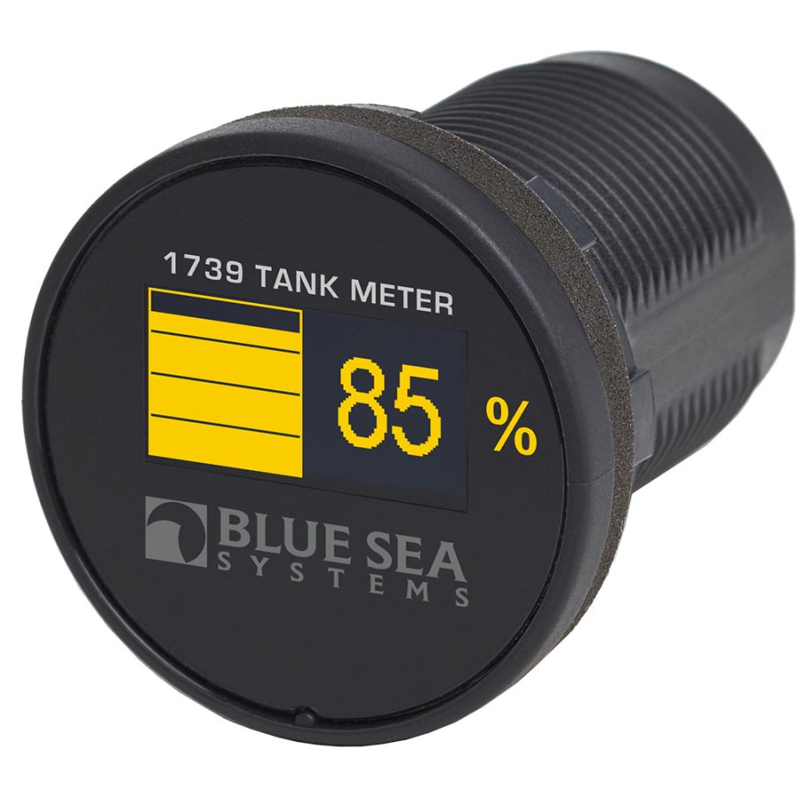 BLUE SEA 1739 MINI OLED TANK METER - YELLOW