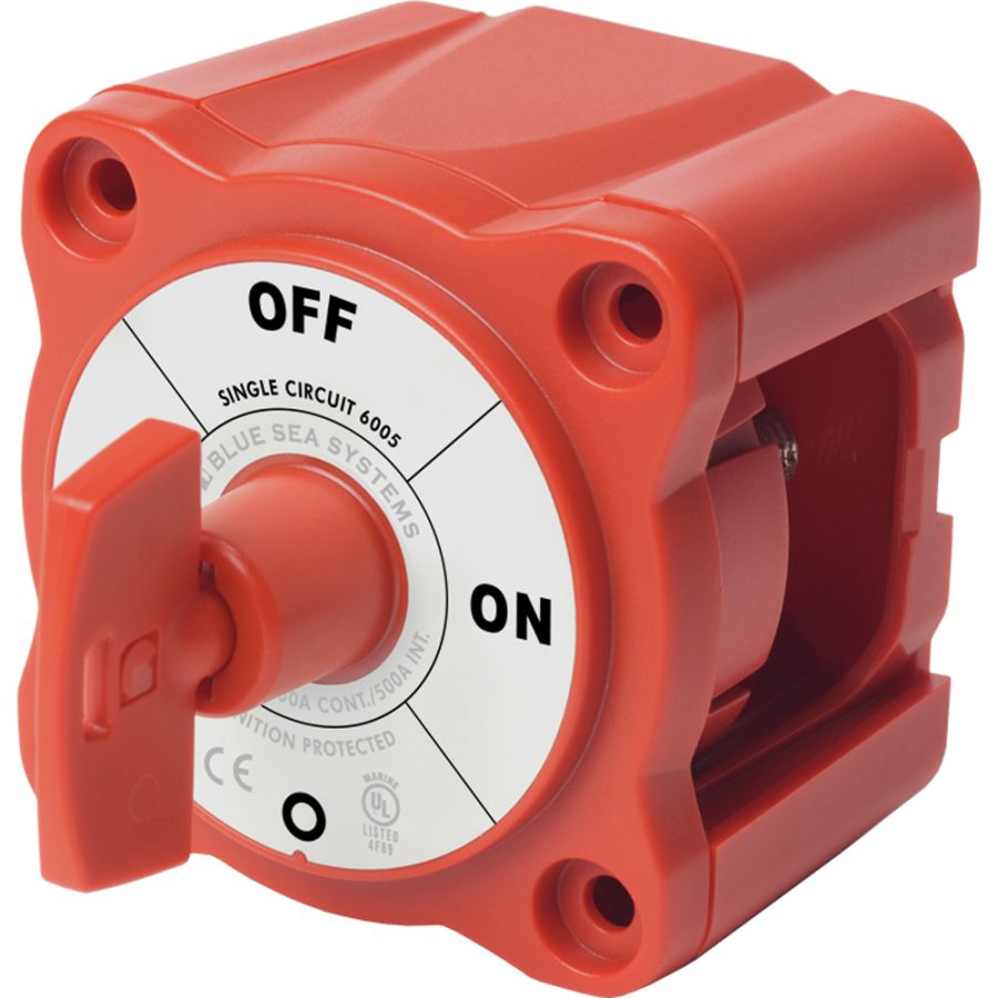 BLUE SEA 6005 M-SERIES (MINI) BATTERY SWITCH SINGLE CIRCUIT ON/OFF