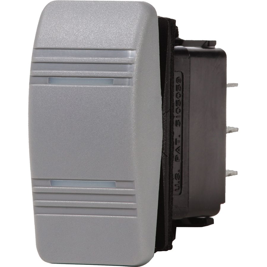 BLUE SEA 8232 WATER RESISTANT CONTURA SWITCH - GRAY