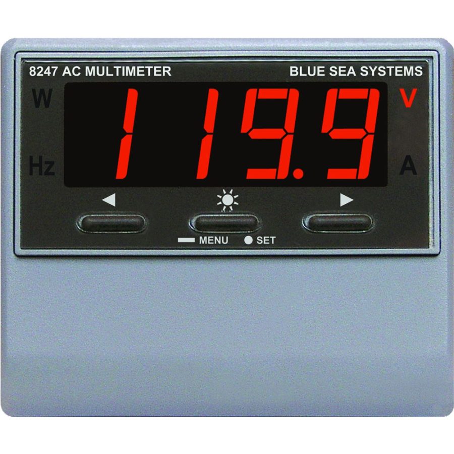 BLUE SEA 8247 AC DIGITAL MULTIMETER WITH ALARM