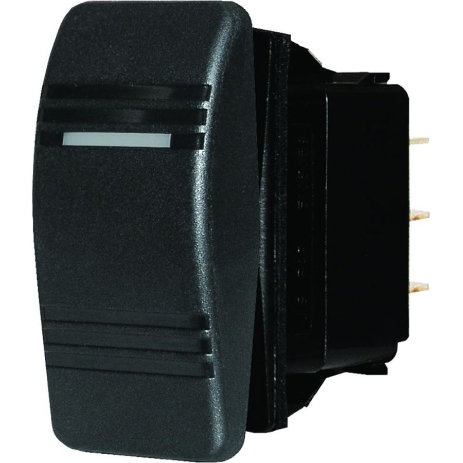 BLUE SEA 8282 WATER RESISTANT CONTURA SWITCH - BLACK