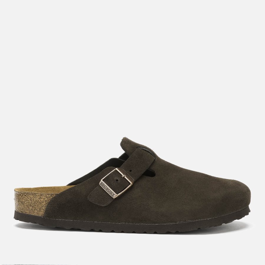 Birkenstock Men's Boston Suede Mules - Mocca - EU 41/UK 7.5