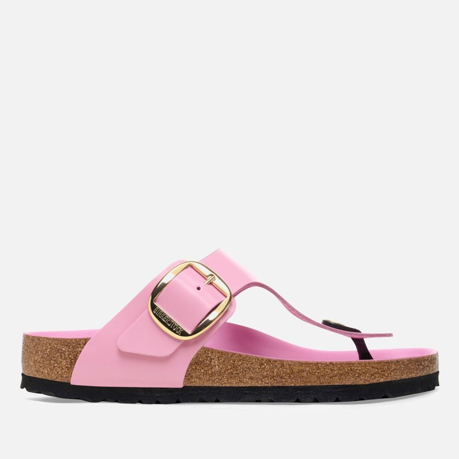 Birkenstock Women's Gizeh Big Buckle Patent-Leather Sandals - UK 4.5