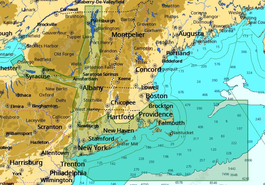 C-MAP M-NA-D940-MS M-NA-D940 4D Local Cape Cod Long Island Hudson