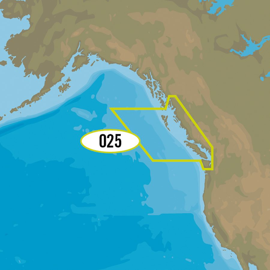 C-MAP NA-D025 4D - CANADA WEST INCLUDING PUGET SOUND