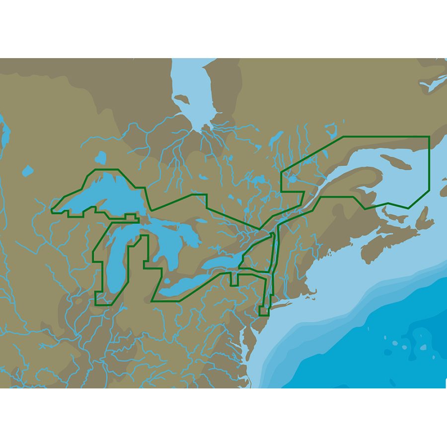 C-MAP NA-D061 4D GREAT LAKES & ST LAWRENCE SEAWAY -MICROSD/SD