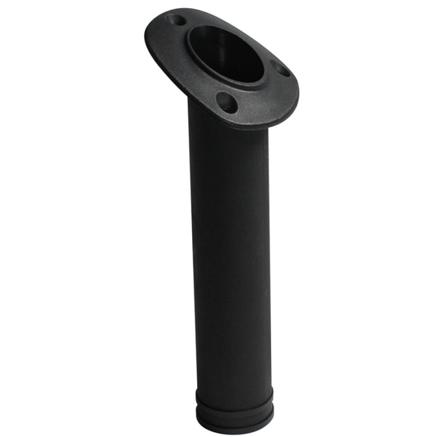 C.E. SMITH 55121A FLUSH MOUNT 30 DEG BLACK NYLON ROD HOLDER