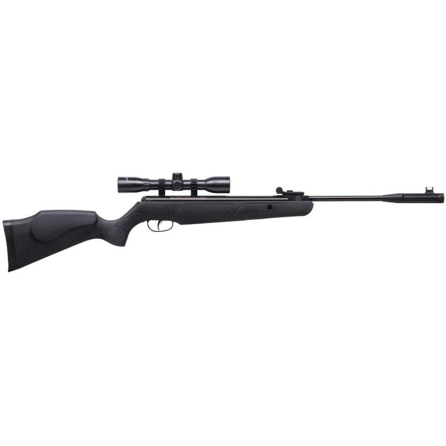 CROSMAN REHNP22SX Remington Express Hunter .22cal Nitro Piston Powered Pellet Air Rifle with 4x32mm Scope (Black)