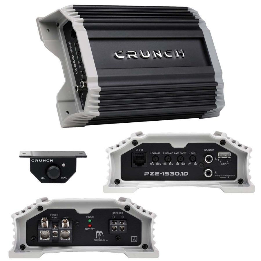 CRUNCH PZ2-1530.1D Monoblock Amplifier 1500 Watts