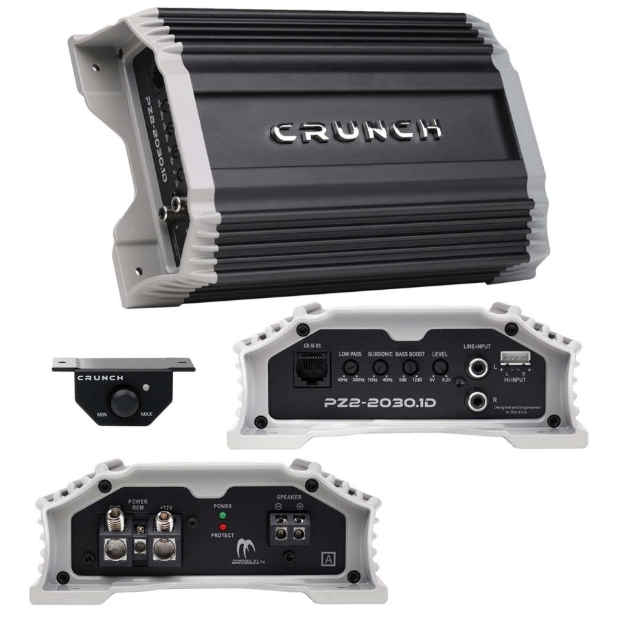 CRUNCH PZ2-2030.1D Monoblock Amplifier 2000 Watts